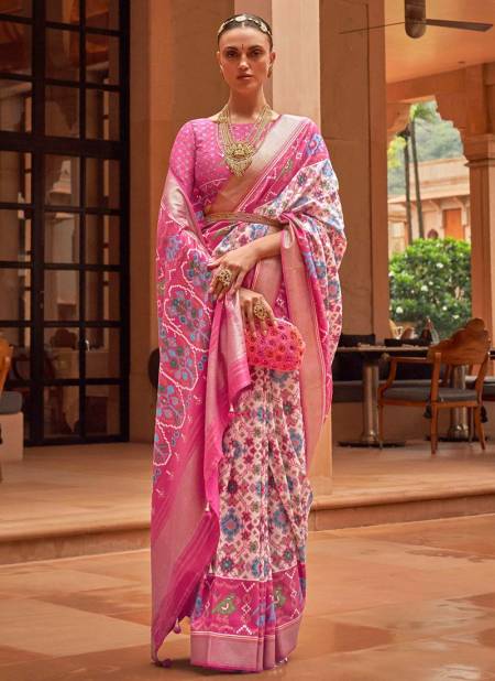 Pink Colour Rajvansh Wholesale Designer Printed Saree Catalog R 635 C
