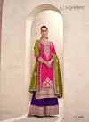 Pink Colour Rayana By Aashirwad Designer Premium Silk Wedding Wear Salwar Kameez Wholesale Online 9826