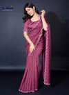 Pink Colour Regalia By Sethnic Khadi Shimmer Saree Suppliers In India 52004