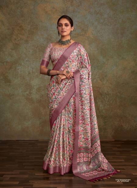 Pink Colour Ritika Silk By Rajpath Handloom Pure Cotton Saree Surat Wholesale Market 370002