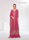 Pink Colour Rosy By Aashirwad Readymade Top With Bottom Dupatta Surat Wholesale Market 9980