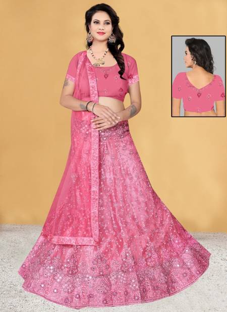 Pink Colour SSD Wedding Wear Wholesale Designer Lehenga Choli C12312