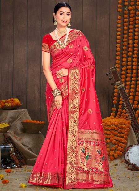 Pink Colour Sarika Silk Wedding Wear Wholesale Designer Sarees 2300