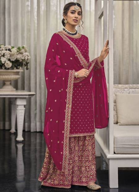 Pink Colour Shagun By Anbazaar Wedding Wear Salwar Suits Catalog 1448 B