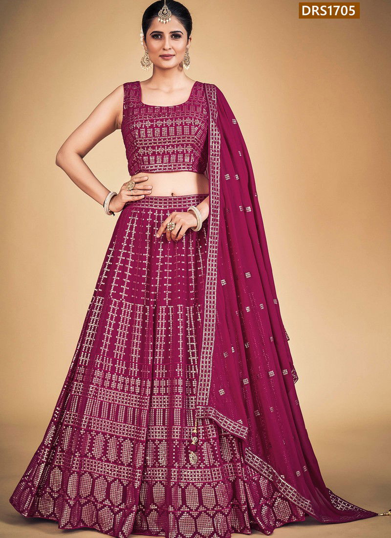 Pink Colour Sophia By Dresstive Designer Lehenga Choli Catalog 1705