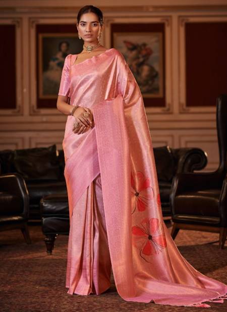 Pink Colour Stirling The Fabrica Designer Wholesale Party Wear Sarees Catalog 29002