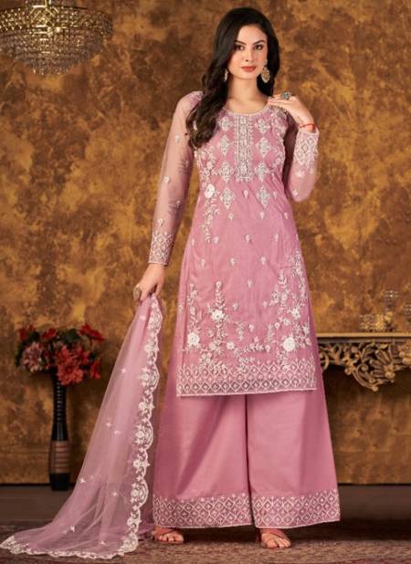 Pink Colour Vaani Vol 31 Designer Wholesale Plazzo Suit Catalog 311