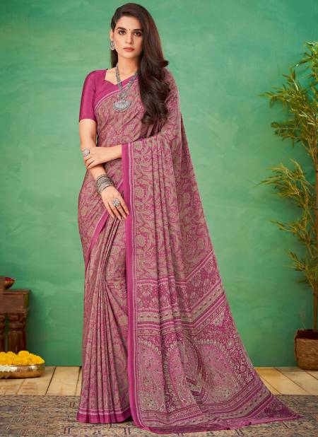Pink Colour Vivanta Silk 11th Edition Hits Ruchi Wholesale Daily Wear Sarees Catalog 14901 B