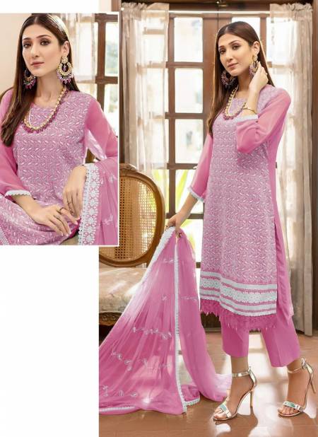 Pink Colour Zeenat Vol 2 Wholesale Designer Ethnic Wear Pakistani Salwar Suit Catalog 3021