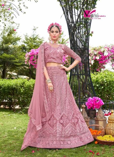 Pink Colour Zeeya Sakhi By Varni Party Wear Lehenga Choli Catalog 18004