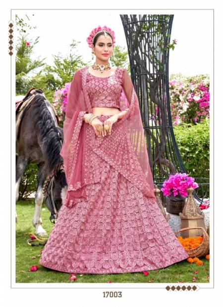 Pink Colour Zeeya Suhani By Varni Party Wear Lehenga Choli Catalog 17003