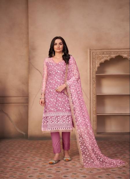 Pink Colour Zehra Vol 1 By Narayani Fashion Designer Salwar Suit Catalog 223