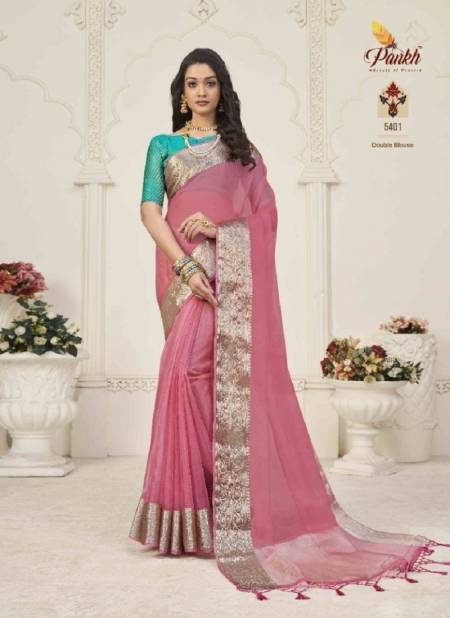 Pink Colour Zoya Silk Vol 1 By Pankh Designer Saree Catalog 5401