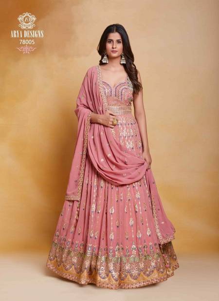 Pink Colour Zoya Vol 4 By Arya Designs Gown Catalog 78005