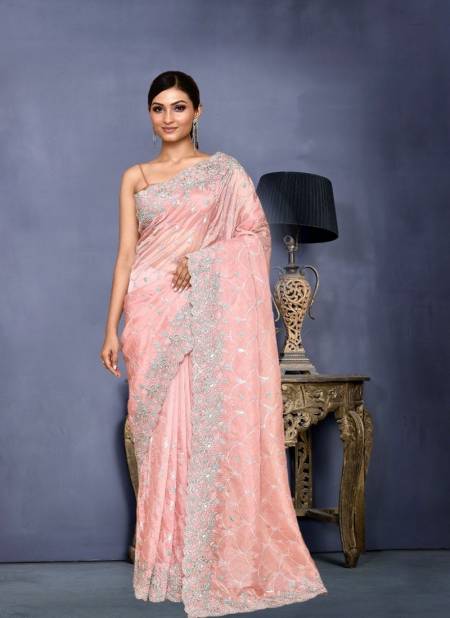 Pink Colour kaavyani Vol 4 By Mahotsav Designer Party Wear Saree Exporters In India N7493 C