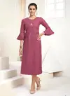 Pink Cotton kurty 1003