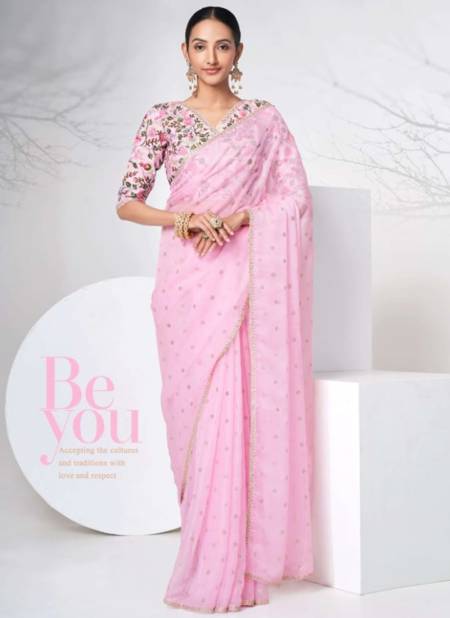 Pink IMPERIAL VOL 9 Designer Wholesale Party Wear Sarees Catalog 44004