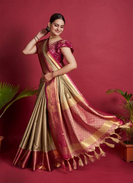 Pink Mehek By Fashion Lab 1501 To 1504 Silk Sarees Catalog 1504
