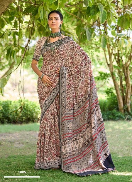 Pink Multi Colour Kasak By Sr Mulmul Cotton Printed Wholesale Saree Wholesale Online 1005