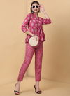 Pink Raisin Women's Cotton Printed Cord Set Western Catalog OLCOD0018