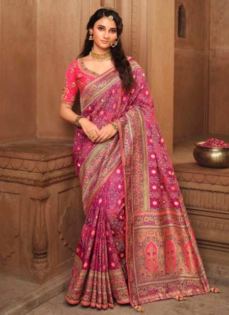 Pink Rutba Vol 7 Wedding Wear Wholesale Silk Sarees  13458