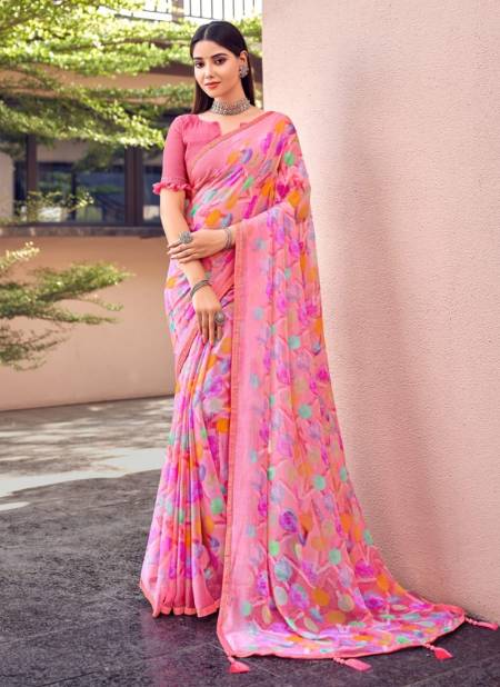 Pink Savya By Ruchi 22801 A To 22806 B Daily Wear Saree Catalog 22806 B