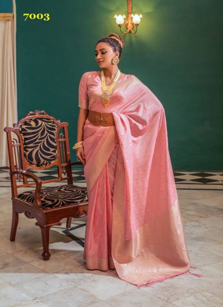 Pink Soch By Rajyog Designer Saree Catalog 7003