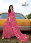 Pink Subhash Saree Gardenia vol 8 Designer Floral Print All Over Work Georgette Daily Wear and office Wear Saree 31753
