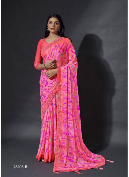 Pink Vanilla By Ruchi Daily Wear Saree Catalog 25205 B