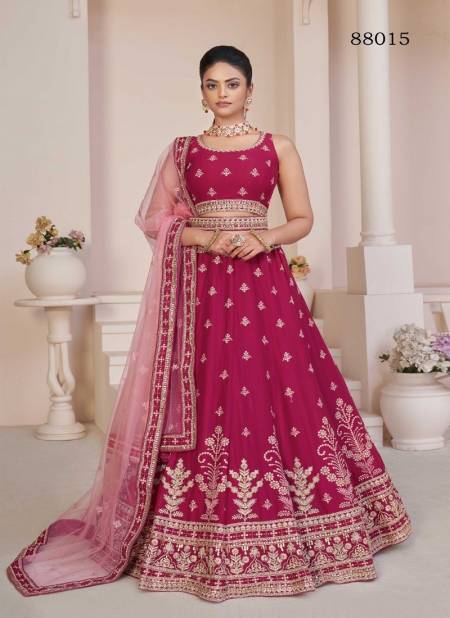 Pink Volume 53 By Arya Designs 88001 To 88016 Series Designer Lehenga Choli Wholesalers In Delhi 88015
