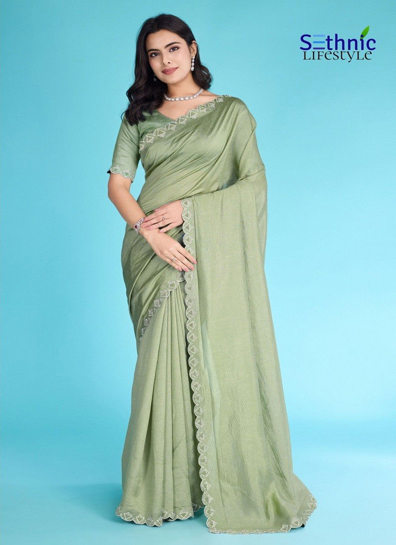 Eternia By Sethnic Khadi Shimmer Saree Exporters In India Catalog