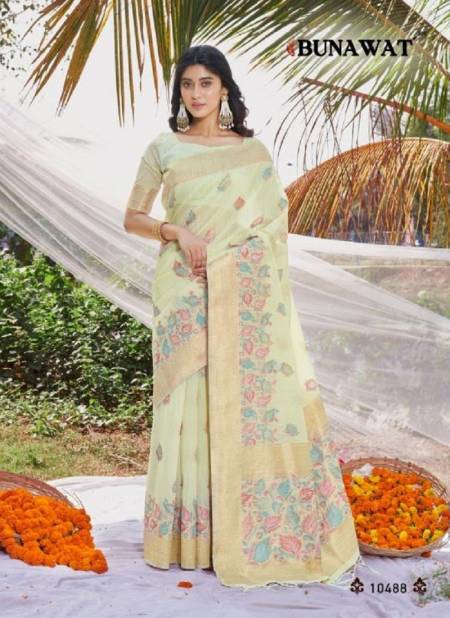 Pista Colour Femina Cotton Vol 2 By Bunawat Daily Wear Cotton Saree Wholesale Clothing Distributors in India 10488