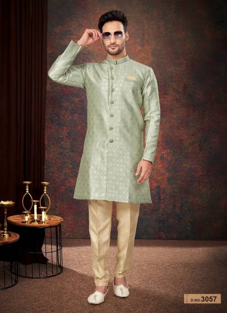 Pista Colour GS Fashion Function Wear Mens Desginer Indo Western Wholesalers In Delhi 3057