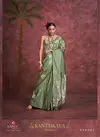 Pista Colour Kanthkala Panther By Rajtex Satin Party Wear Saree Wholesale Online 408001