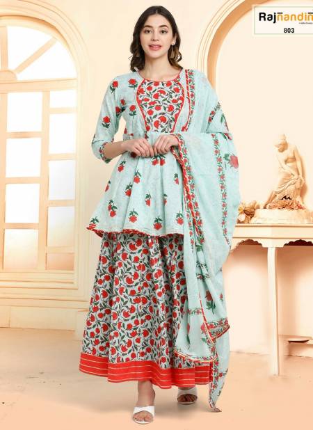 Pista Colour Kaveri By Rajnandini Designer Salwar Suit Catalog 803