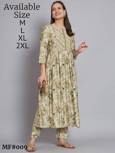 Pista Colour Mesmora Heavy Printed Soft Poly Kurti With Bottom Wholesale Market in Surat With Price MF009
