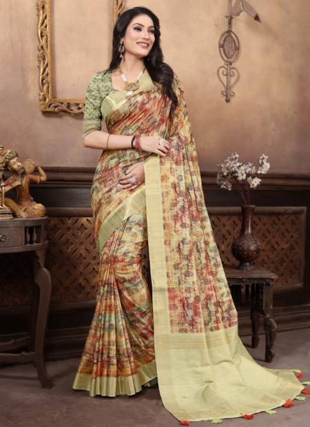 Pista Colour Rutba Digital Exclusive Wear Wholesale Banarasi Silk Sarees 1210