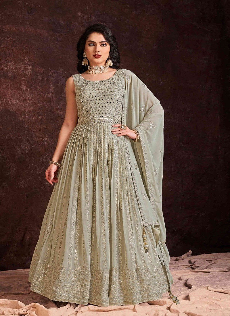 Pista Colour Zoya Vol 3 By Arya Designs Gown Catalog 63002