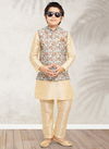 Pista Green And Maroon Colour Ethnic Wear Wholesale Boys Wear Catalog 201