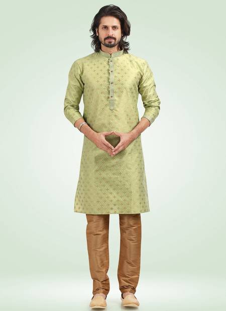 Pista Green Colour Function Wear Wholesale Kurta Pajama Catalog 1806