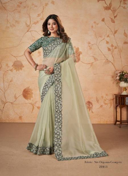 Pista Green Colour Mahotsav Moh Manthan 23900 Series Dakshika Latest Designer Wear Saree Surat Wholesale Market 23913