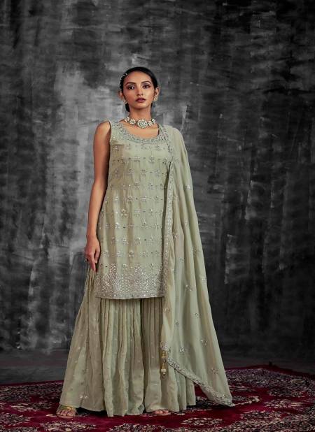 Pista Noorani Saga Vol 6 By Arya Designs Wedding Salwar Suit Catalog 54005