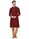 Pride N Dot Kurta Latest Casual Wear Silk Kurta Collection ND24015Maroon