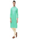 Pride N Dot Kurta Latest Casual Wear Silk Kurta Collection ND24009Turq
