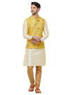 Pride ND Designer Festive And Function Wear Stylish Silk Kurta And Jeckets Set Collection NDSETS1817