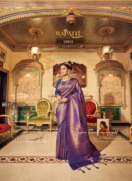 Purple Ananta By Rajpath 10011 To 10016 Series Saree Wholesale Clothing Suppliers in India 10015