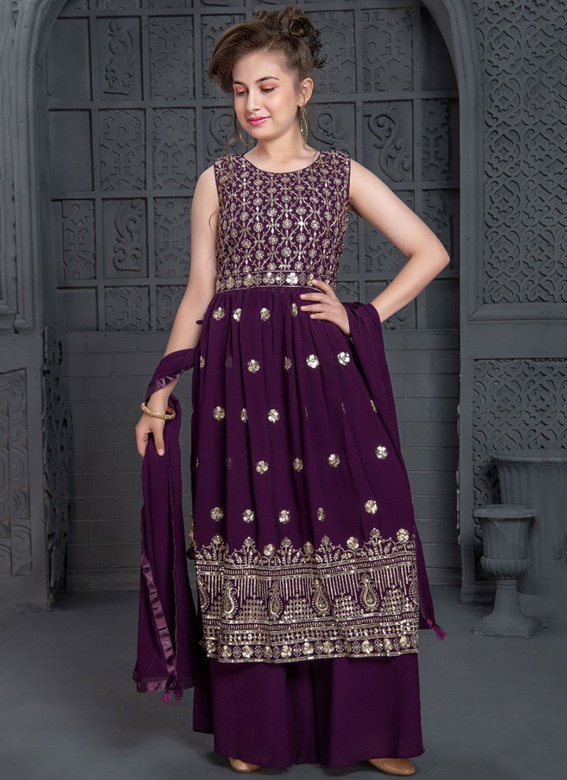 Purple Colour Alka Vol 36 Designer Salwar Suit Wholesale Girls Wear 255