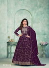 Purple Colour Anjubaa Vol 16 Gown Catalog 10162