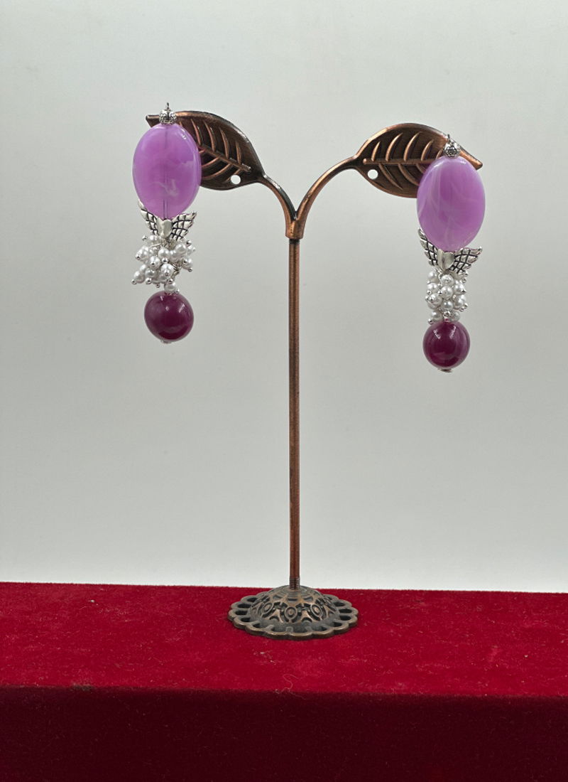 Purple Colour Festive Wear 779 To 786 Earrings Catalog 786