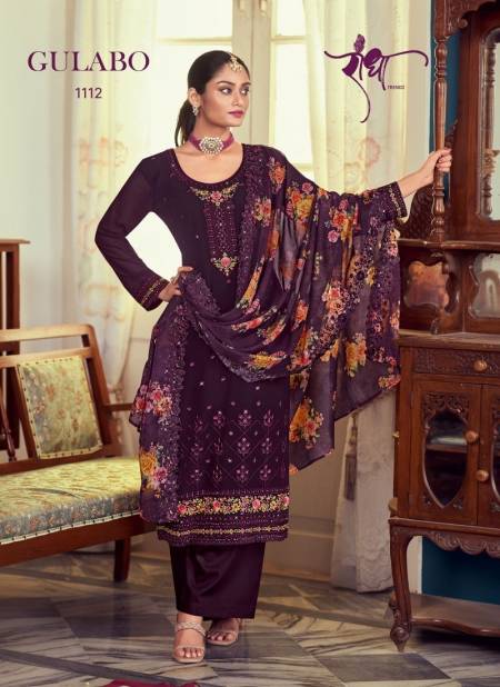 Purple Colour Gulabo By Radha Georgette Designer Salwar Kameez Catalog 1112